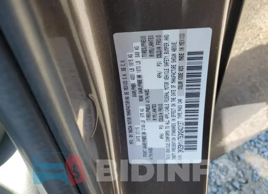3MZBM1X75GM240137 Photo# 12