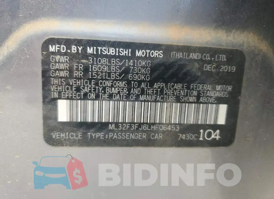 ML32F3FJ6LHF06453 Photo# 13