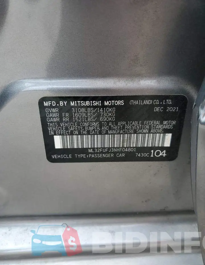 ML32FUFJ3NHF04801 Photo# 12