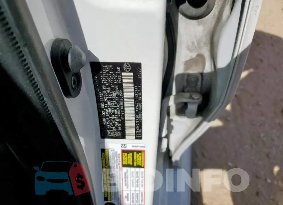 4T1G11AK3NU661504 Photo# 12