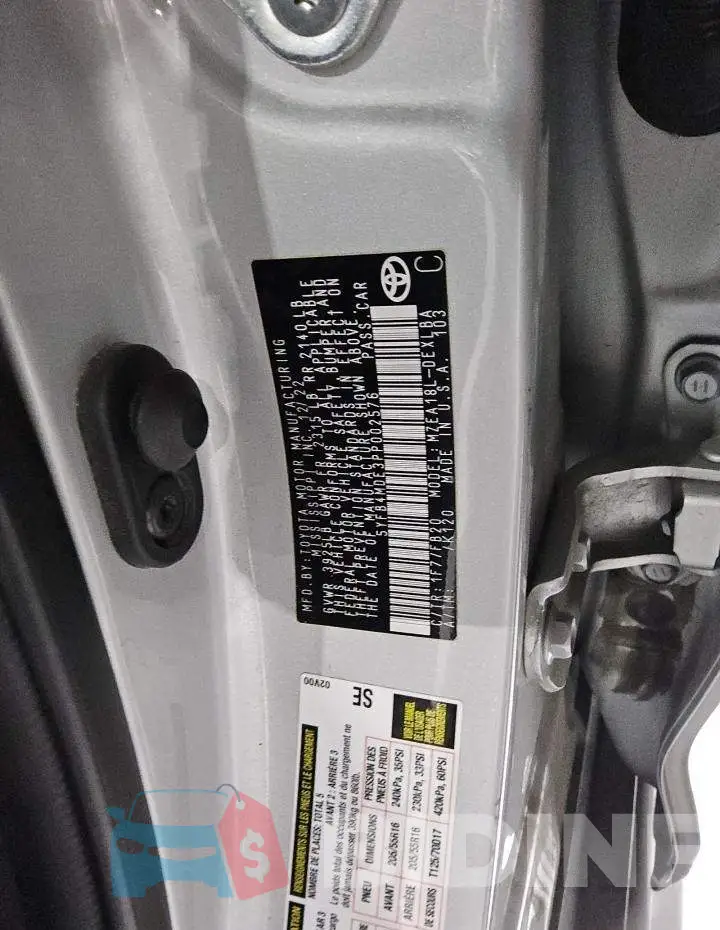 5YFB4MDE3PP002576 Photo# 13