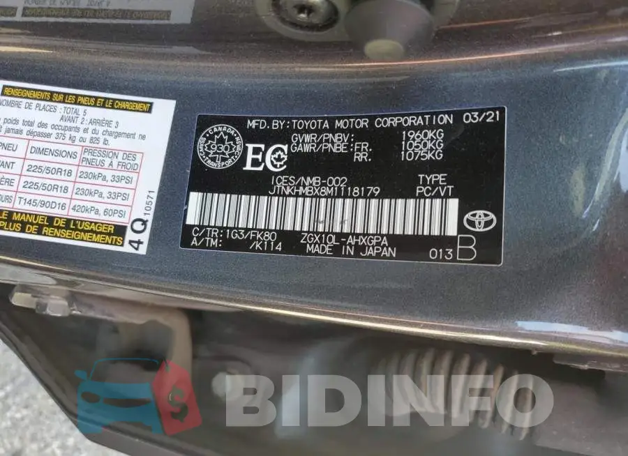 JTNKHMBX8M1118179 Photo# 14