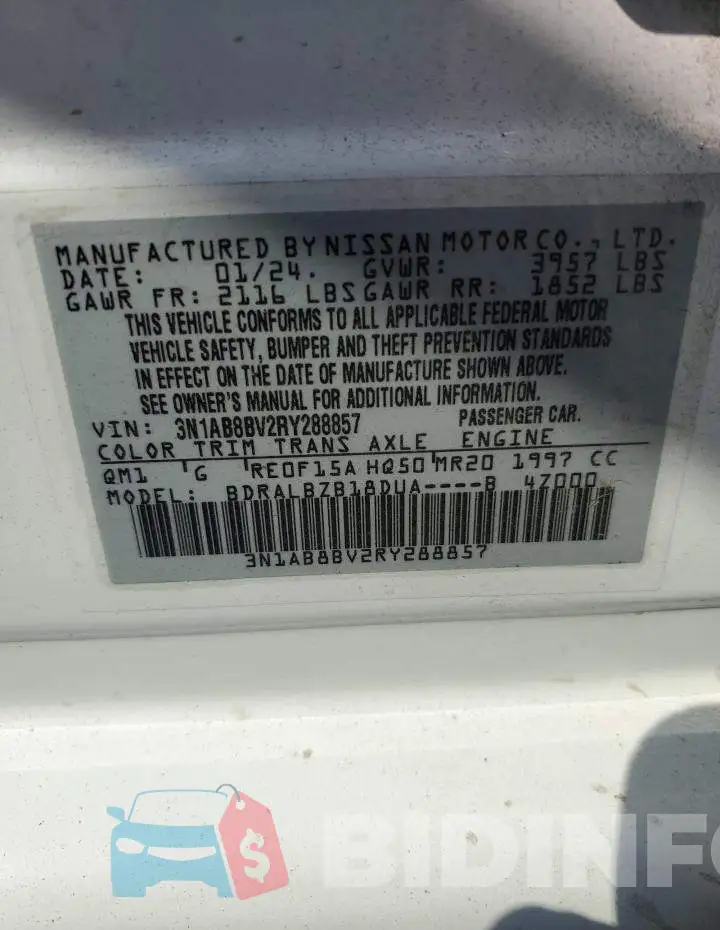 3N1AB8BV2RY288857 Photo# 12