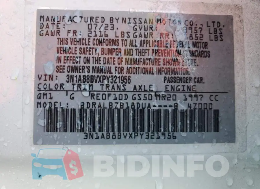3N1AB8BVXPY321956 Photo# 13