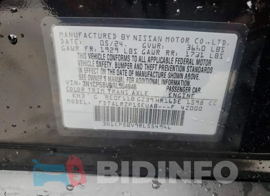 3N1CP5BV9RL554946 Photo# 14
