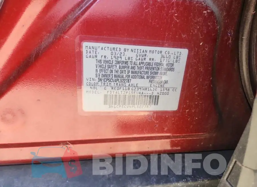 3N1CP5CV4PL522787 Photo# 12
