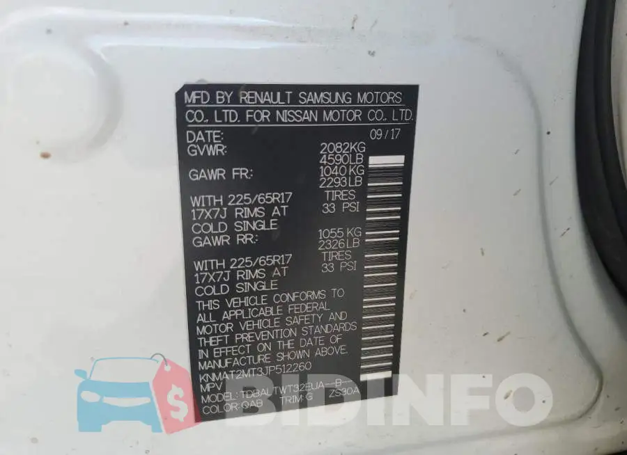 KNMAT2MT3JP512260 Photo# 14