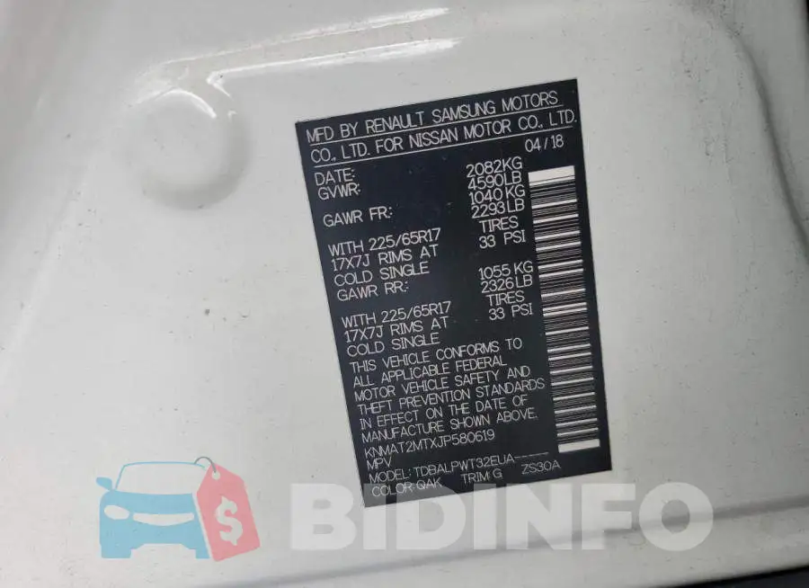 KNMAT2MTXJP580619 Photo# 13