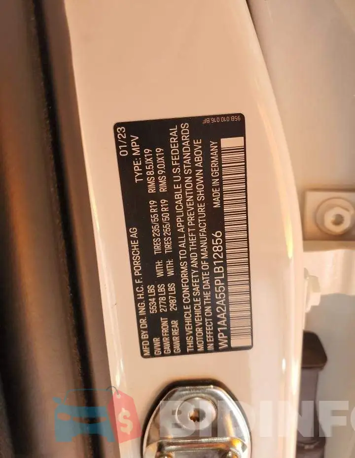 WP1AA2A55PLB12856 Photo# 14