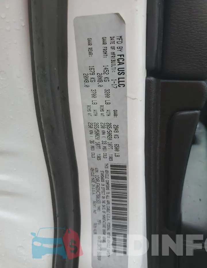 1C4RJFAG5HC760163 Photo# 13
