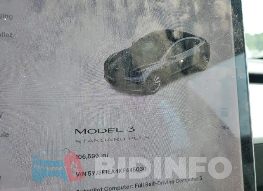 5YJ3E1EA4KF445030 Photo# 9