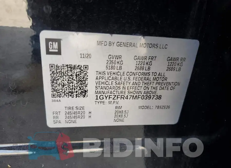 1GYFZFR47MF039738 Photo# 13