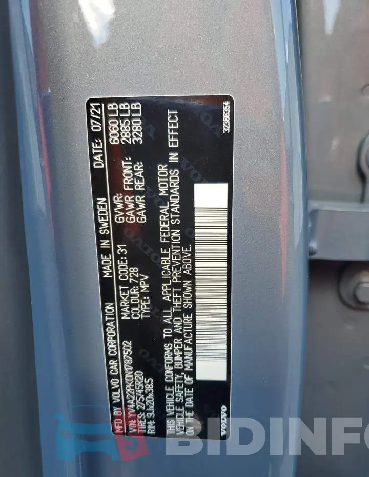 YV4A22PK0N1787502 Photo# 14