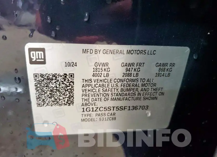 1G1ZC5ST5SF136703 Photo# 12