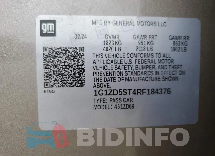 1G1ZD5ST4RF184376 Photo# 12