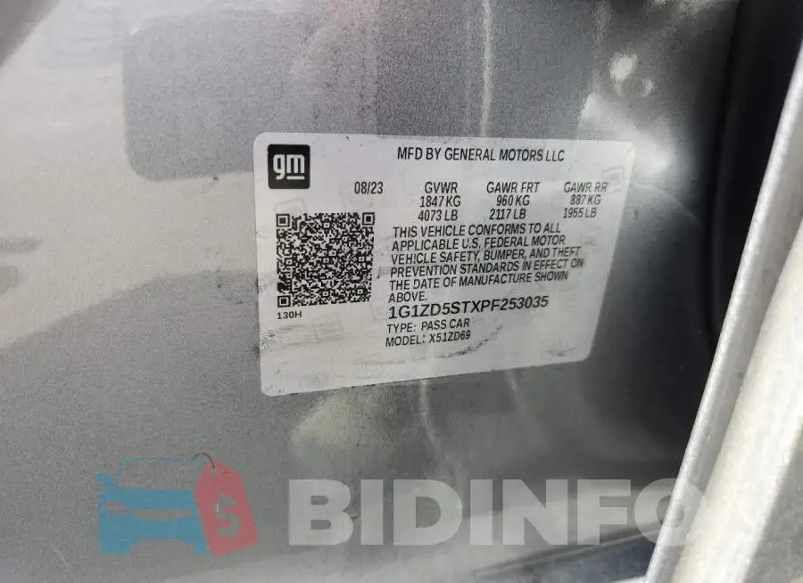 1G1ZD5STXPF253035 Photo# 12