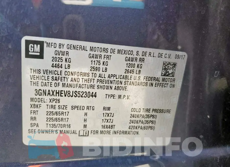 3GNAXHEV8JS523044 Photo# 13