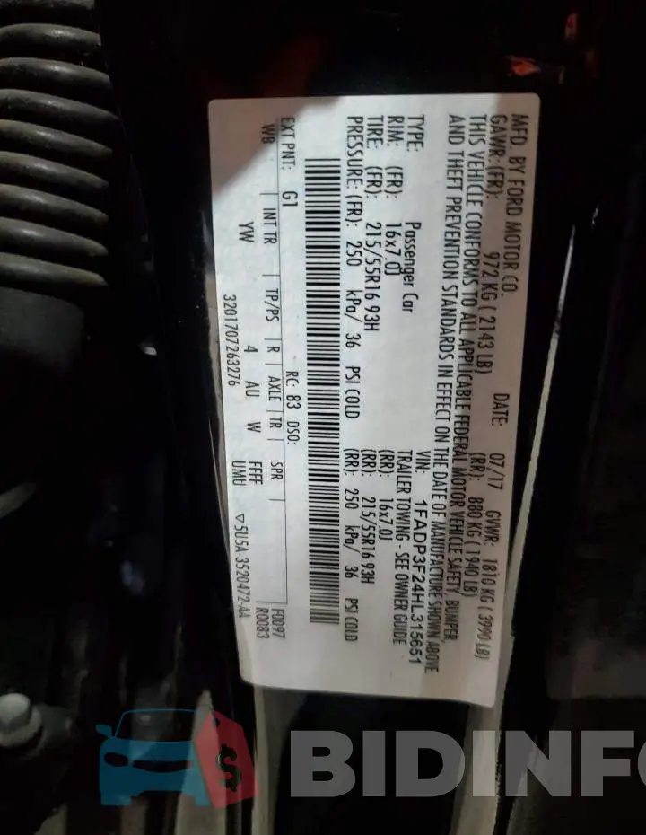 1FADP3F24HL315651 Photo# 13