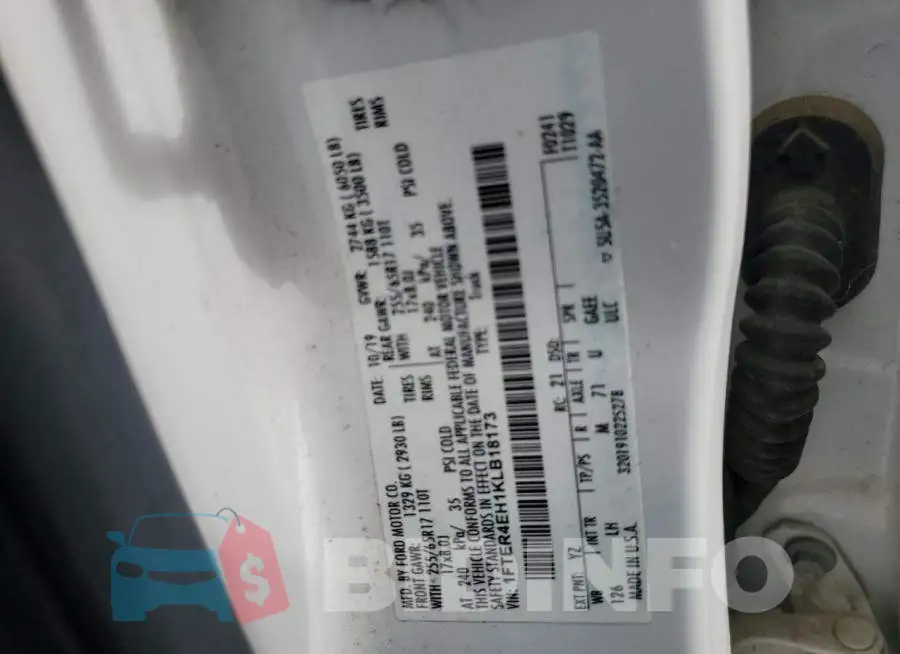 1FTER4EH1KLB18173 Photo# 12