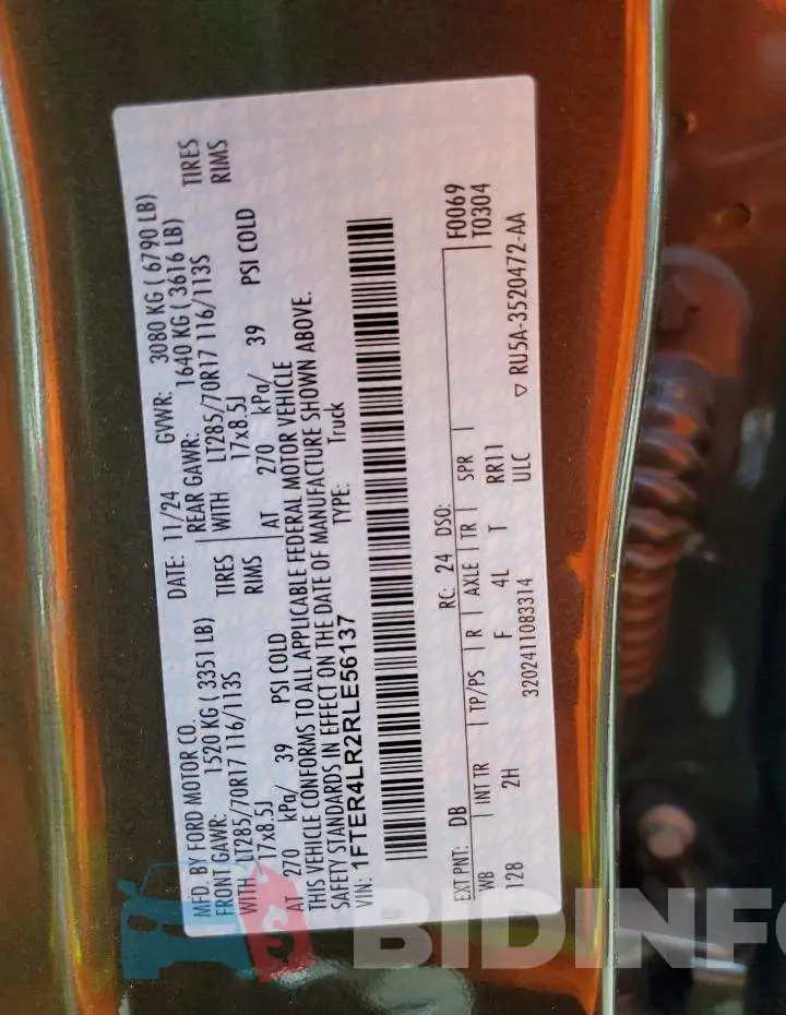 1FTER4LR2RLE56137 Photo# 13