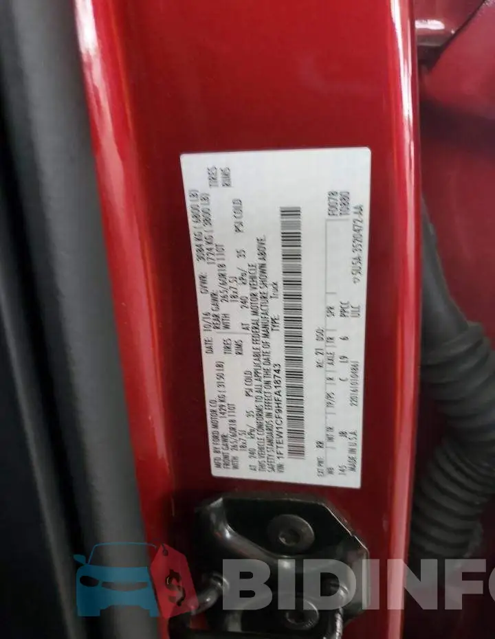 1FTEW1CF9HFA18743 Photo# 12