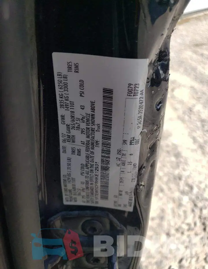 1FTEW1CP8HKE12931 Photo# 12