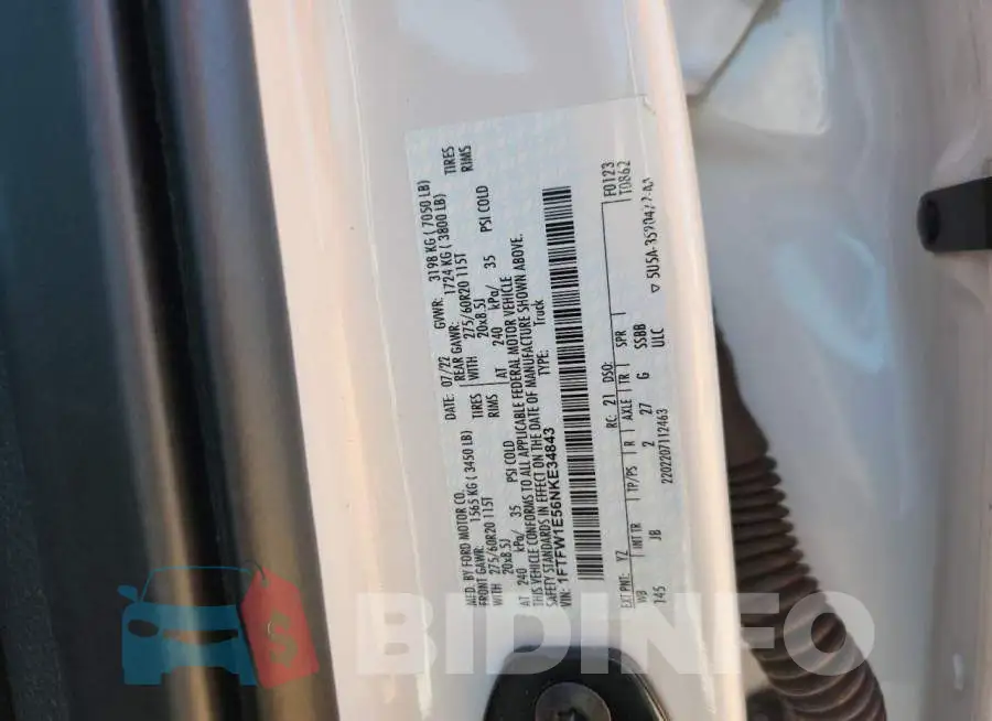 1FTFW1E56NKE34843 Photo# 13