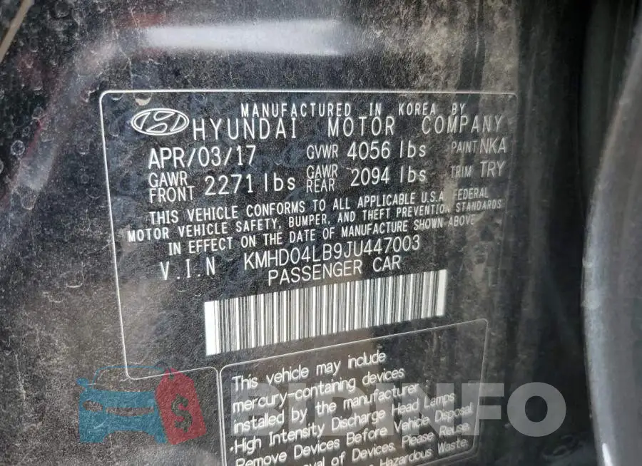 KMHD04LB9JU447003 Photo# 13