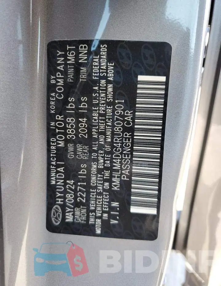 KMHLM4DG4RU807901 Photo# 12