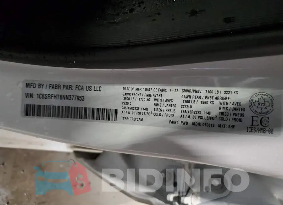 1C6SRFHT8NN377953 Photo# 12