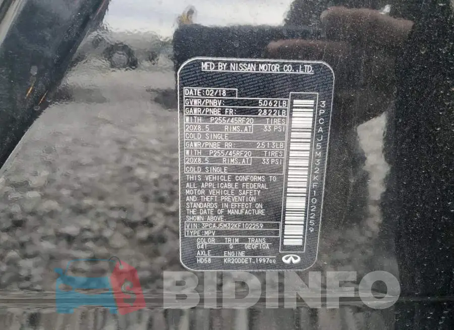 3PCAJ5M32KF102259 Photo# 13