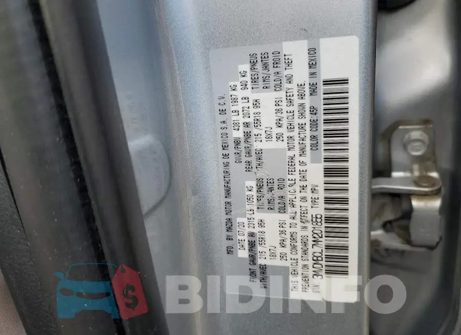 3MVDMBCL7MM201855 Photo# 12