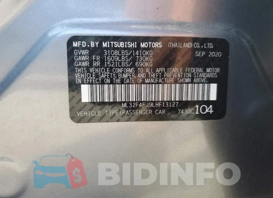 ML32F4FJ9LHF13127 Photo# 12