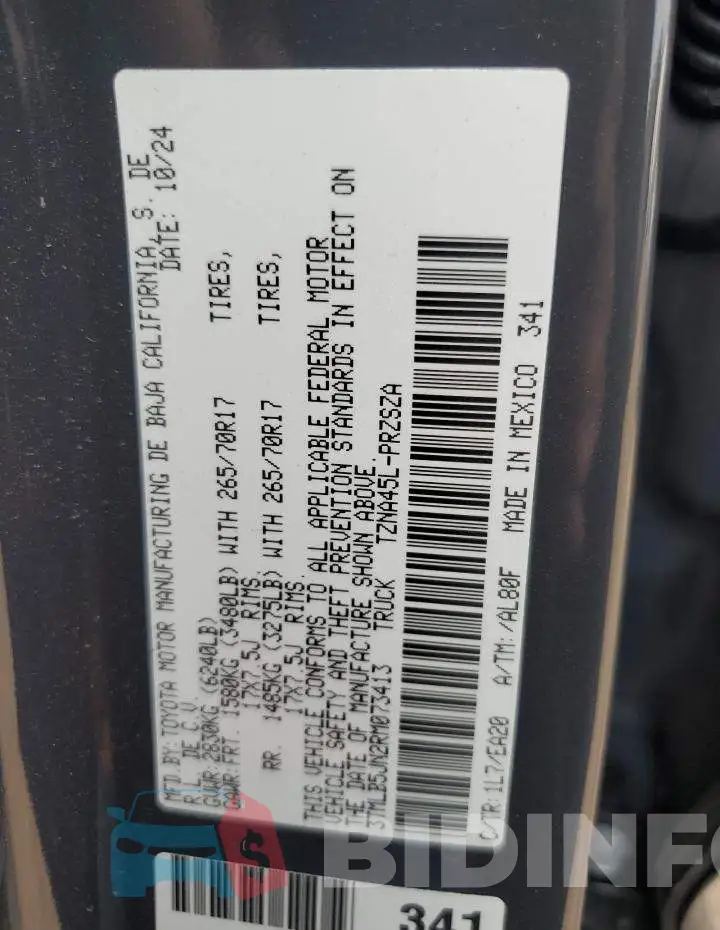 3TMLB5JN2RM073413 Photo# 12
