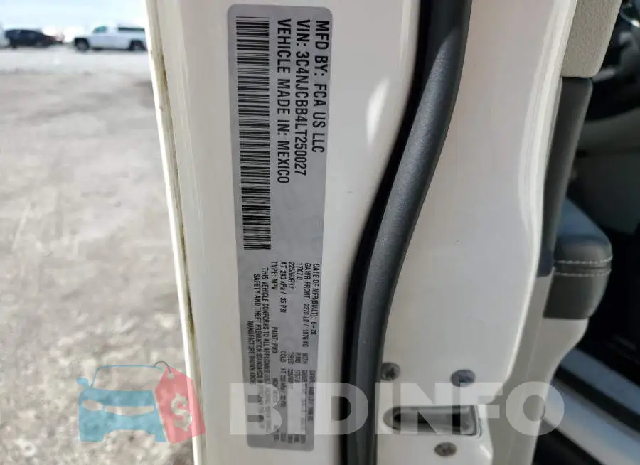 3C4NJCBB4LT250027 Photo# 14