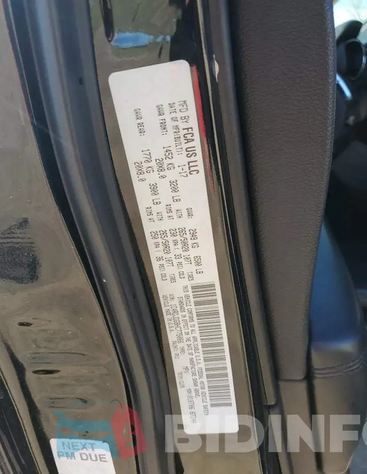 1C4RDJDG8HC775066 Photo# 13