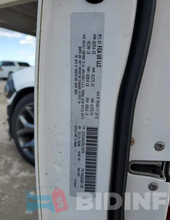 2C3CDXHG7GH115474 Photo# 13