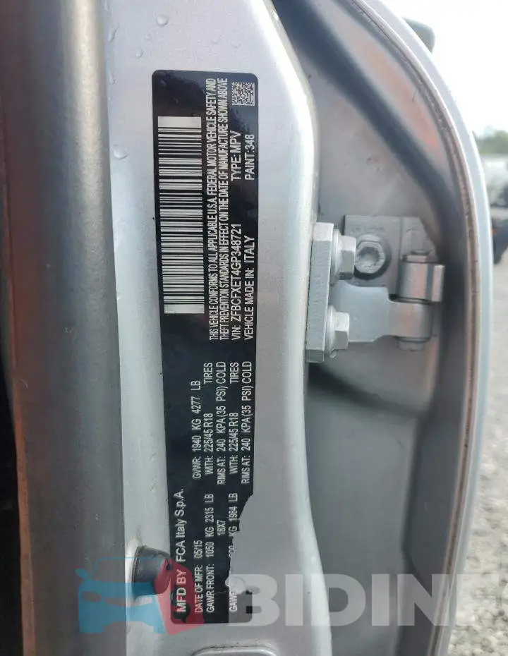 ZFBCFXET4GP348721 Photo# 12