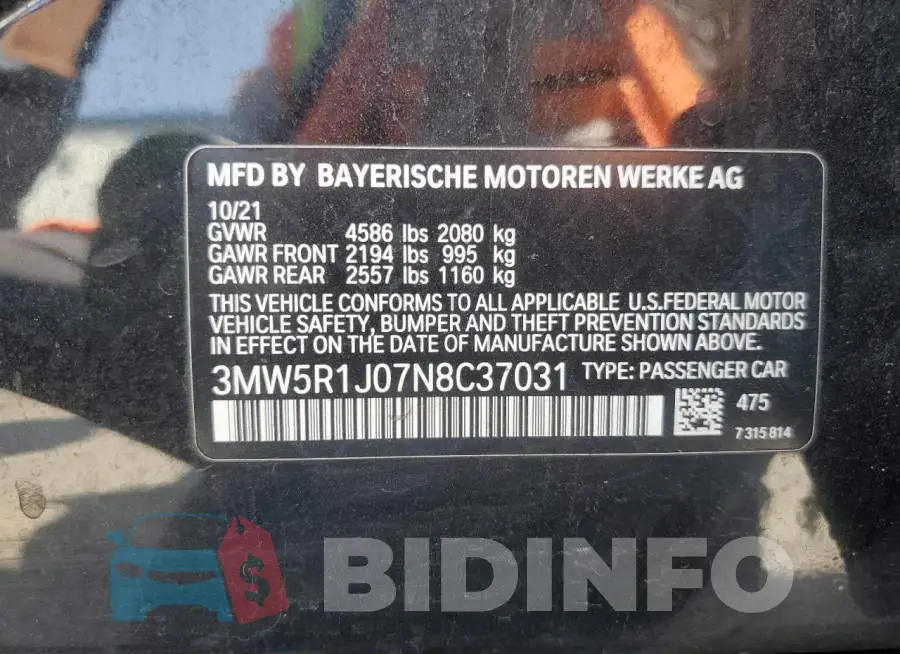3MW5R1J07N8C37031 Photo# 12