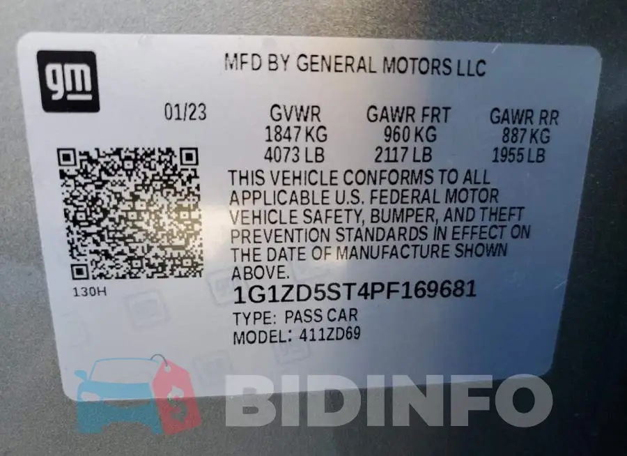 1G1ZD5ST4PF169681 Photo# 12
