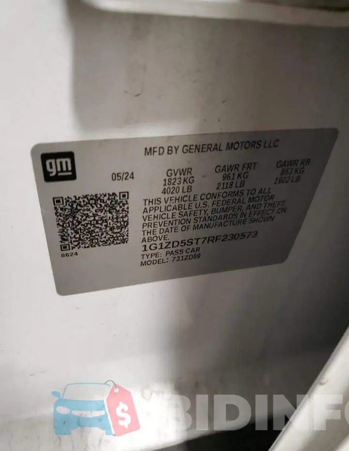 1G1ZD5ST7RF230573 Photo# 12