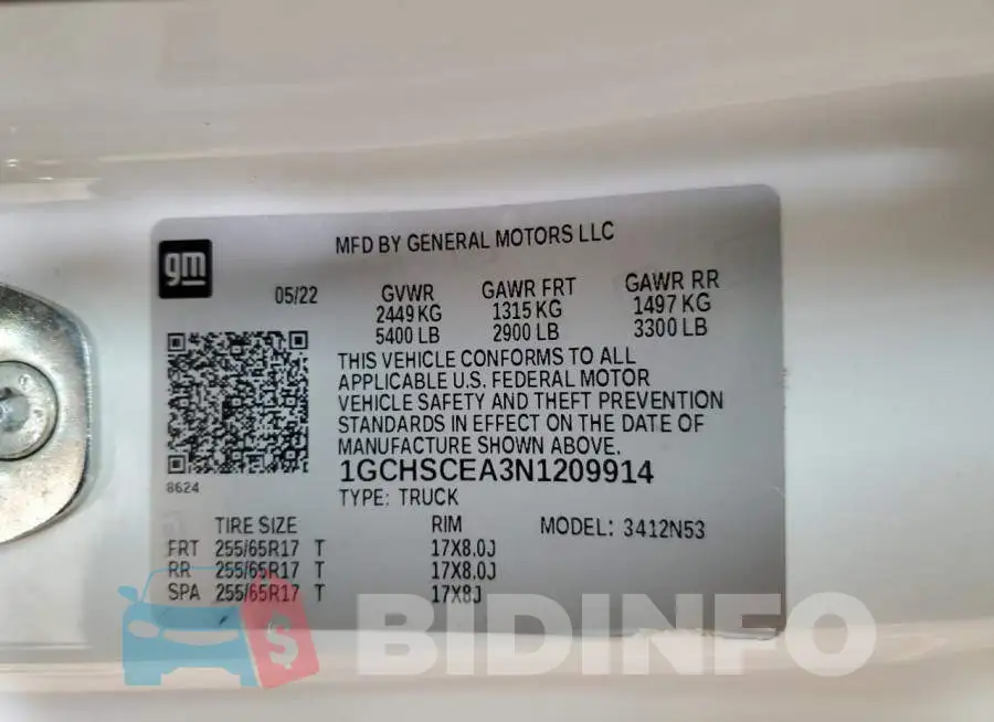 1GCHSCEA3N1209914 Photo# 12
