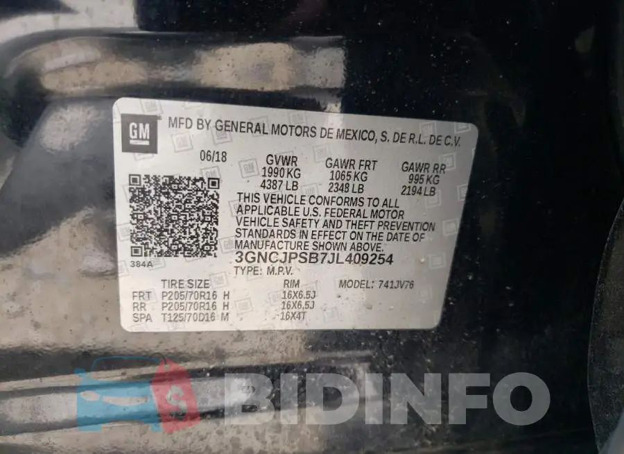 3GNCJPSB7JL409254 Photo# 13