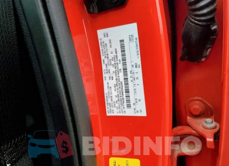 1FT7W2BT4NED02255 Photo# 12