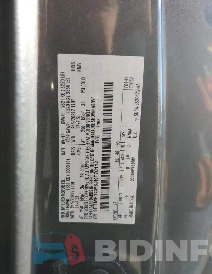 1FTMF1CP3JKF70112 Photo# 12