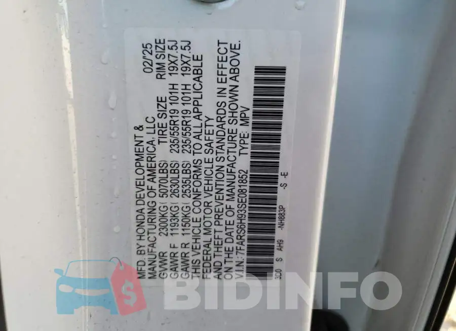 7FARS6H93SE081852 Photo# 14