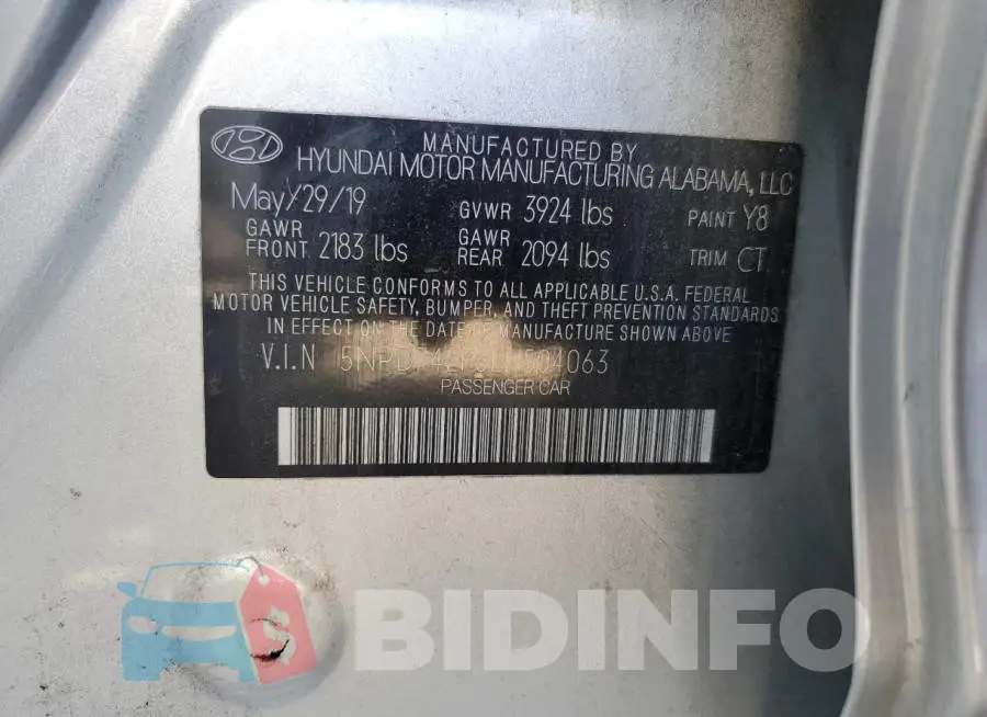 5NPD74LF6LH504063 Photo# 12