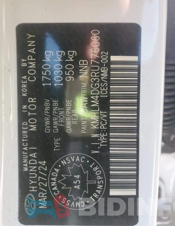 KMHLM4DG3RU776060 Photo# 13