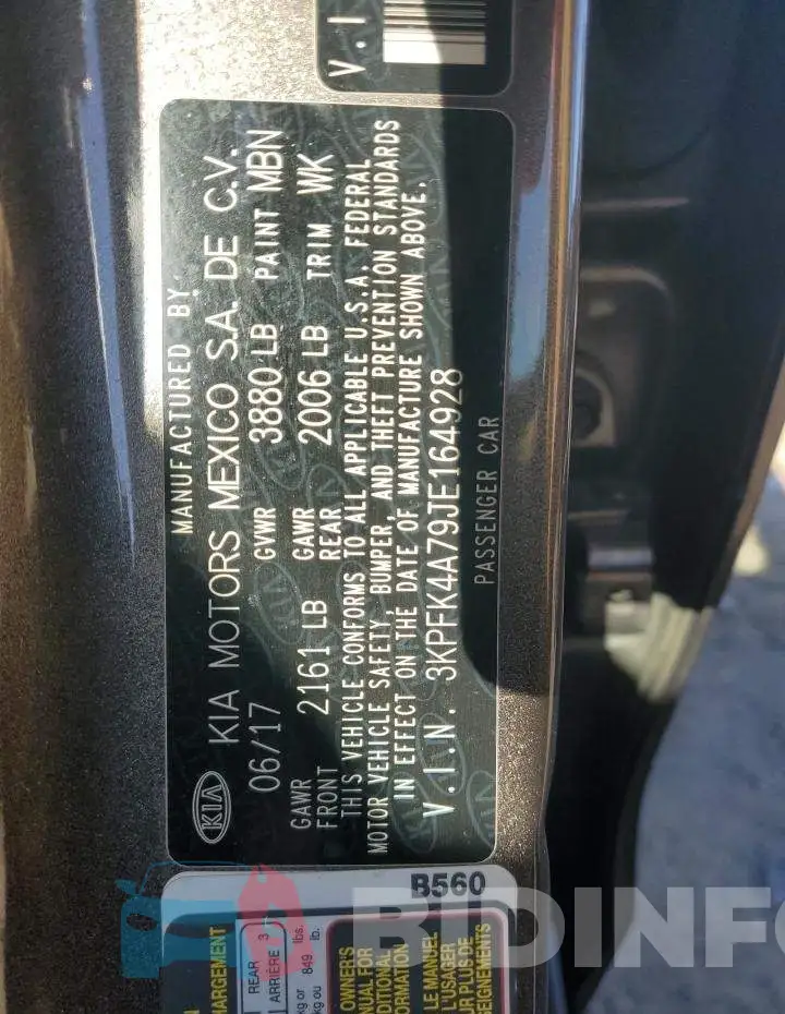 3KPFK4A79JE164928 Photo# 12