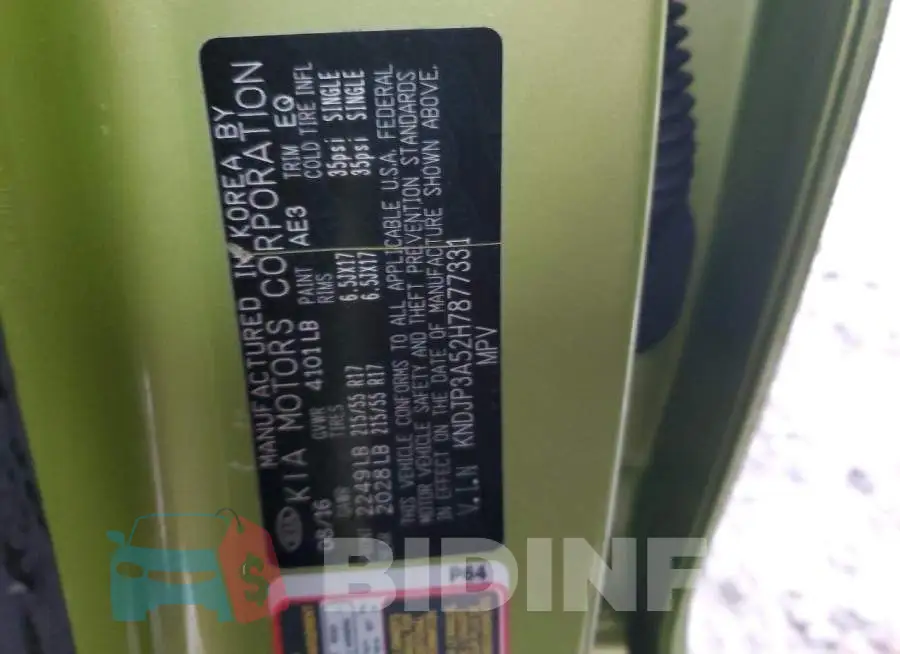 KNDJP3A52H7877331 Photo# 12